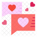 Love Chat Communication Heart Icon