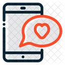 Love Chat Heart Chat Icon
