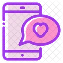 Love Chat Heart Chat Icon