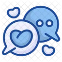 Chat Love Heart Icon