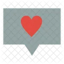 Like Love Message Icon