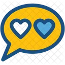 Chat Message Romantic Icon