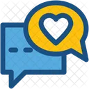 Love Chat Message Icon
