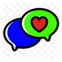Love Chat Love Message Valentine Icon