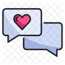Chat Communication Love Icon