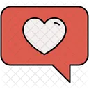 Love Chat Favourite Icon