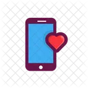 Valentine Icon In Filled Outline Version Icon