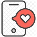 Love Chat Love Heart Icon