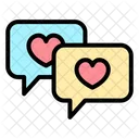 Love Chat Love Heart Icon