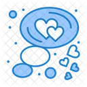 Love Chat Bubble Love Chat Icon