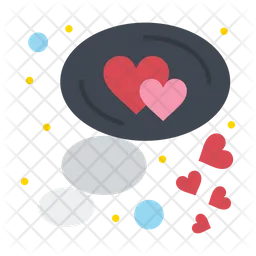 Love Chat Bubble  Icon
