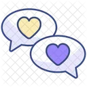 Love chat  Icon