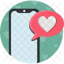 Romantic Message Heart Emoji Texting Love Icon