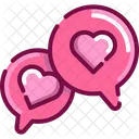 Valentine Talk Bubble Icon