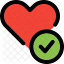Love Check Check Love Check Icon