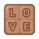 Love Chocolate Chocolate Chocolate Bar Icon