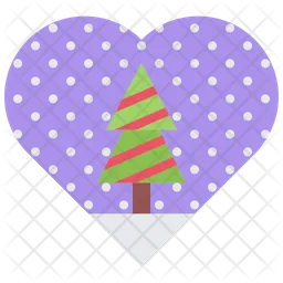 Love Christmas Tree  Icon