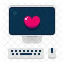 Love Computer  Icon