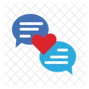 Conversation Flirt Smile Icon