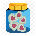Love Cookies Heart Cookies Heart Biscuits Icon