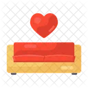 Love Settee Sofa Love Couch Icon