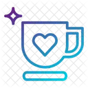 Love Cup Coffee Cup Hot Drink Icon