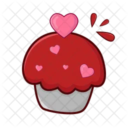 Love cupcake  Icon