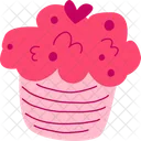 Love Cupcake Heart Valentine Cupcake Icon