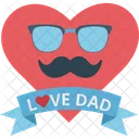 Love Dad Dad Day Happy Father Day Icon