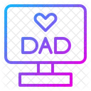 Love Dad Monitor  Icon