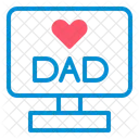 Love Dad Monitor Monitor Love Dad Icon