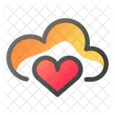 Love Data Cloud Computing Cloud Icon