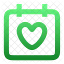 Love Day Love Heart Icon