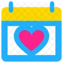 Upcoming Events With Heart Icon