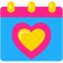 Upcoming Events With Heart Icon