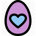 Love Decoration Egg Icon