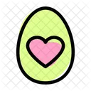 Love Decoration Egg Icon