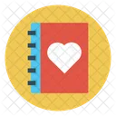 Love Book Valentine Icon