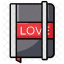 Love Diary Love Book Love Notebook Icon
