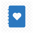 Love Diary Heart Icon