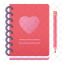 Love Diary Diary Love Icon