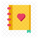 Love Diary Love Book Book Icon