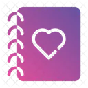 Diary Love Love And Romance Icon