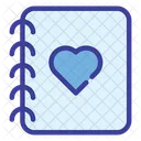 Diary Love Love And Romance Icon