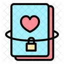 Love Diary Love Heart Icon