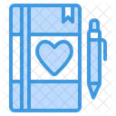 Love Diary Diary Book Icon