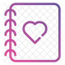 Diary Love Love And Romance Icon