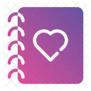 Diary Love Love And Romance Icon