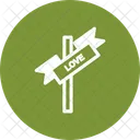 Direction Directional Arrow Love Milepost Icon