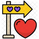 Love Direction  Symbol
